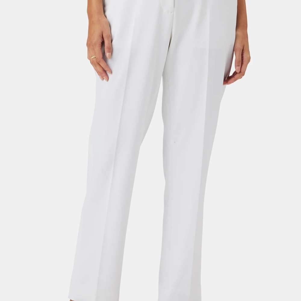 Amour Vert White Taper Trousers NWT - Size 4